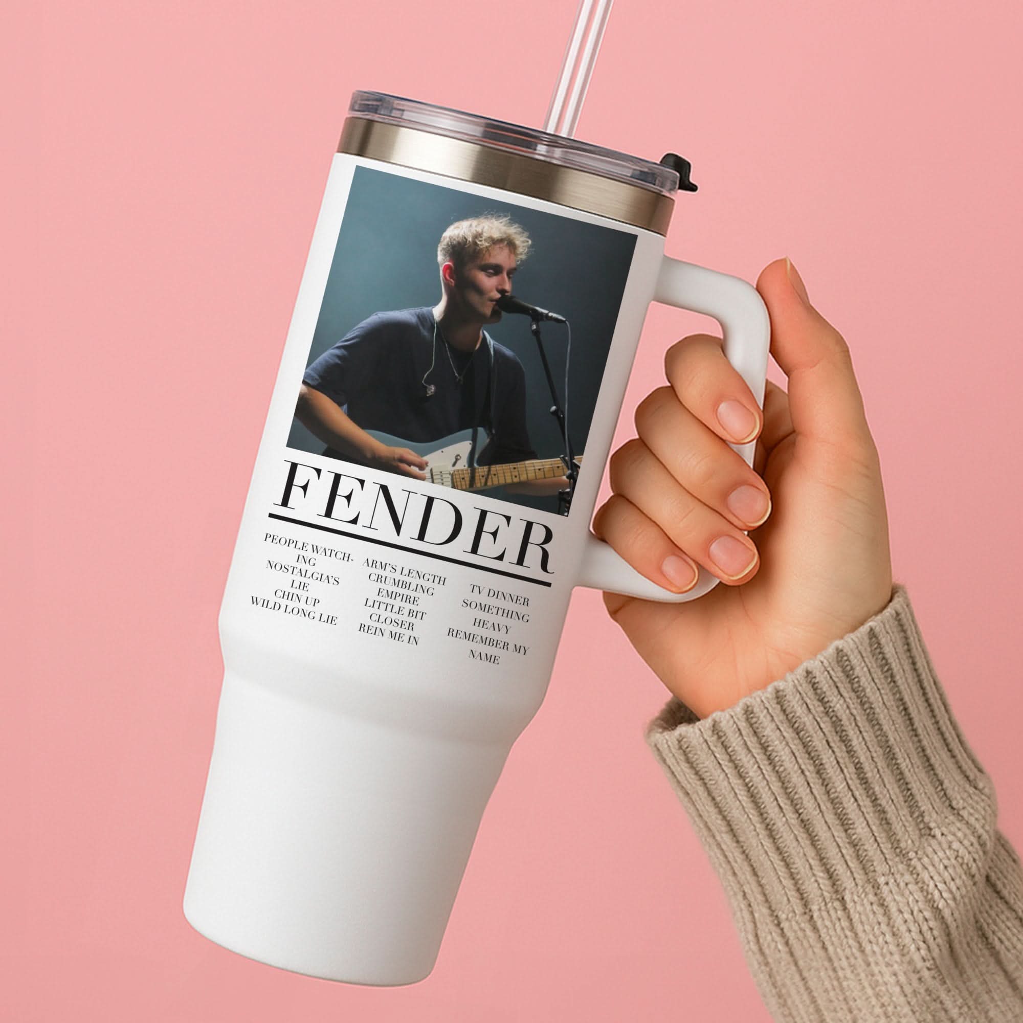 Fender Orange Song List Tumbler