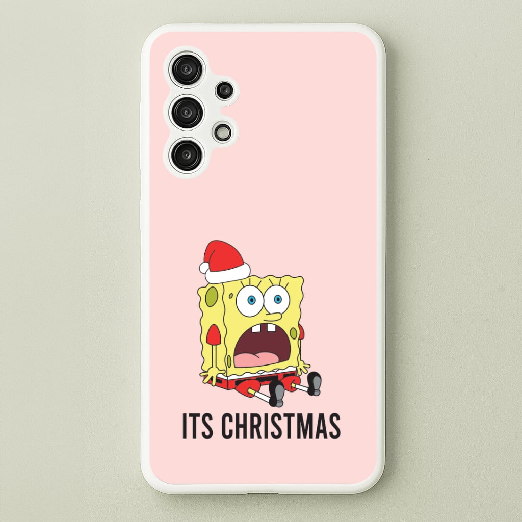 It's Christmas Cartoon Sponge Galaxy A13 Case