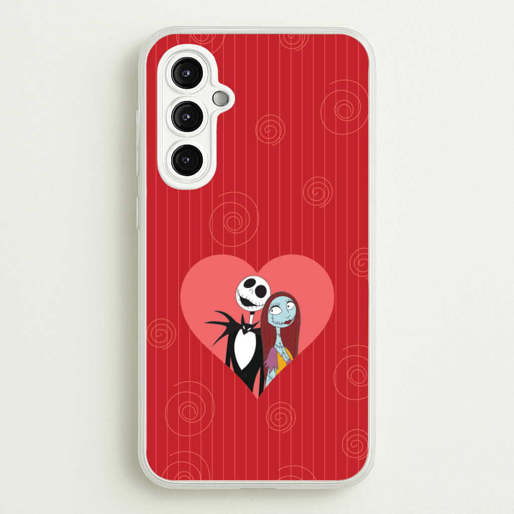 J And S Heart Galaxy A14 Case