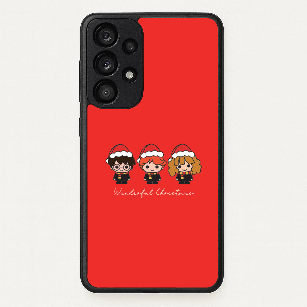 Wizards With Christmas Hats Galaxy A33 Case