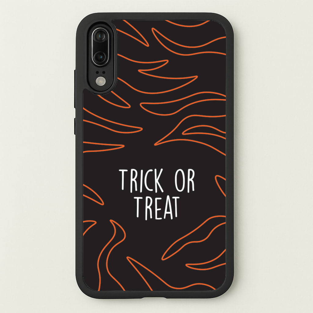 Zebra Print Trick Or Treat Huawei P20 Case