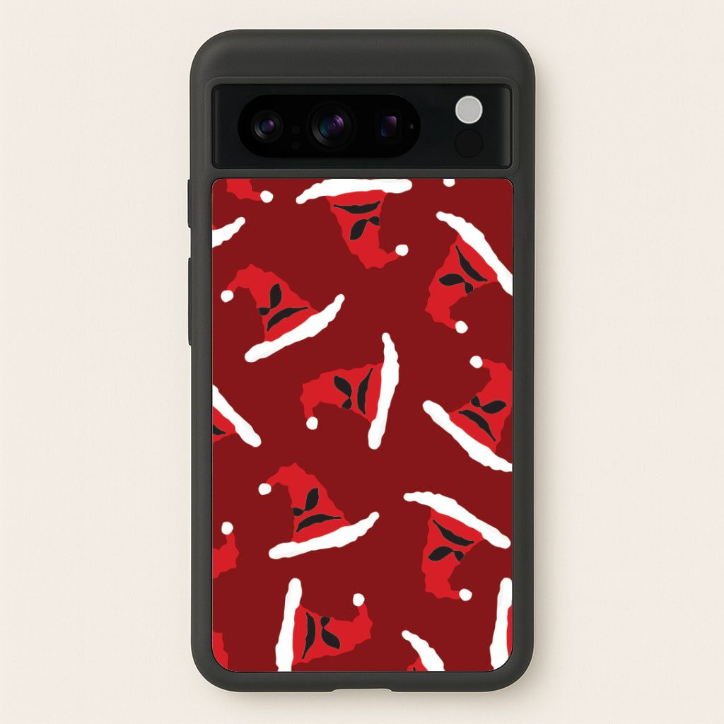 Sorting Christmas Hat Pattern Google Pixel 8 Pro Case