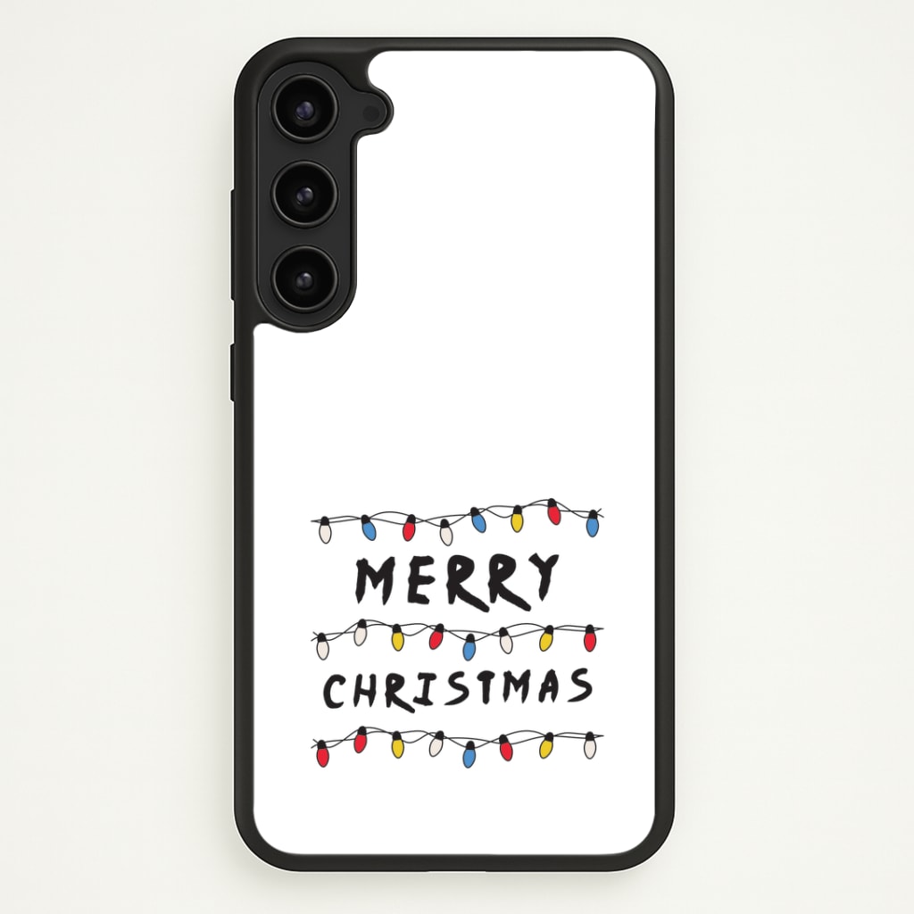 Merry Christmas String Lights Galaxy S23 Plus Case