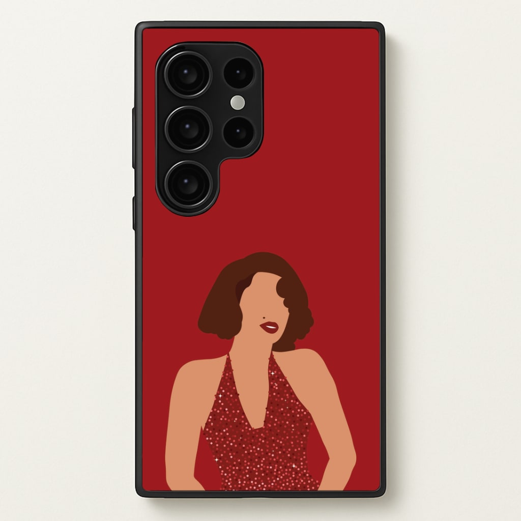 Red Sparkly Dress Galaxy S24 Ultra Case