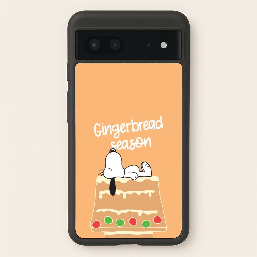 Cartoon Beagle Gingerbread House Google Pixel 7 Case