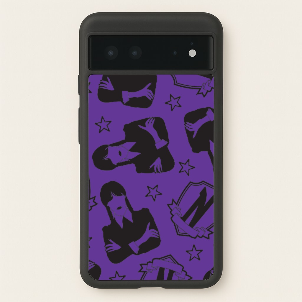 Wednesday Pattern Google Pixel 6 Case