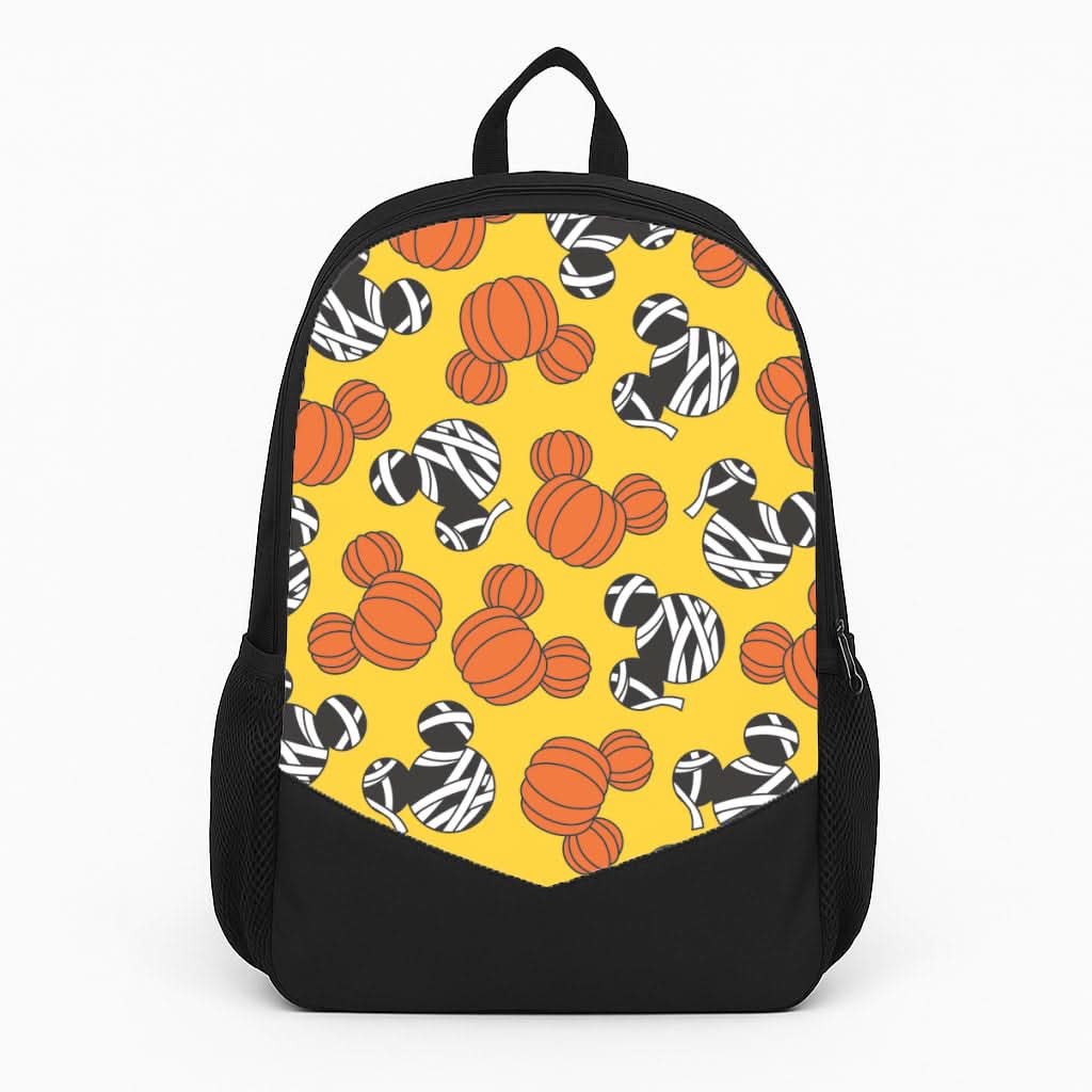 Pumpkin And Mummy Mouse Pattern Backpack