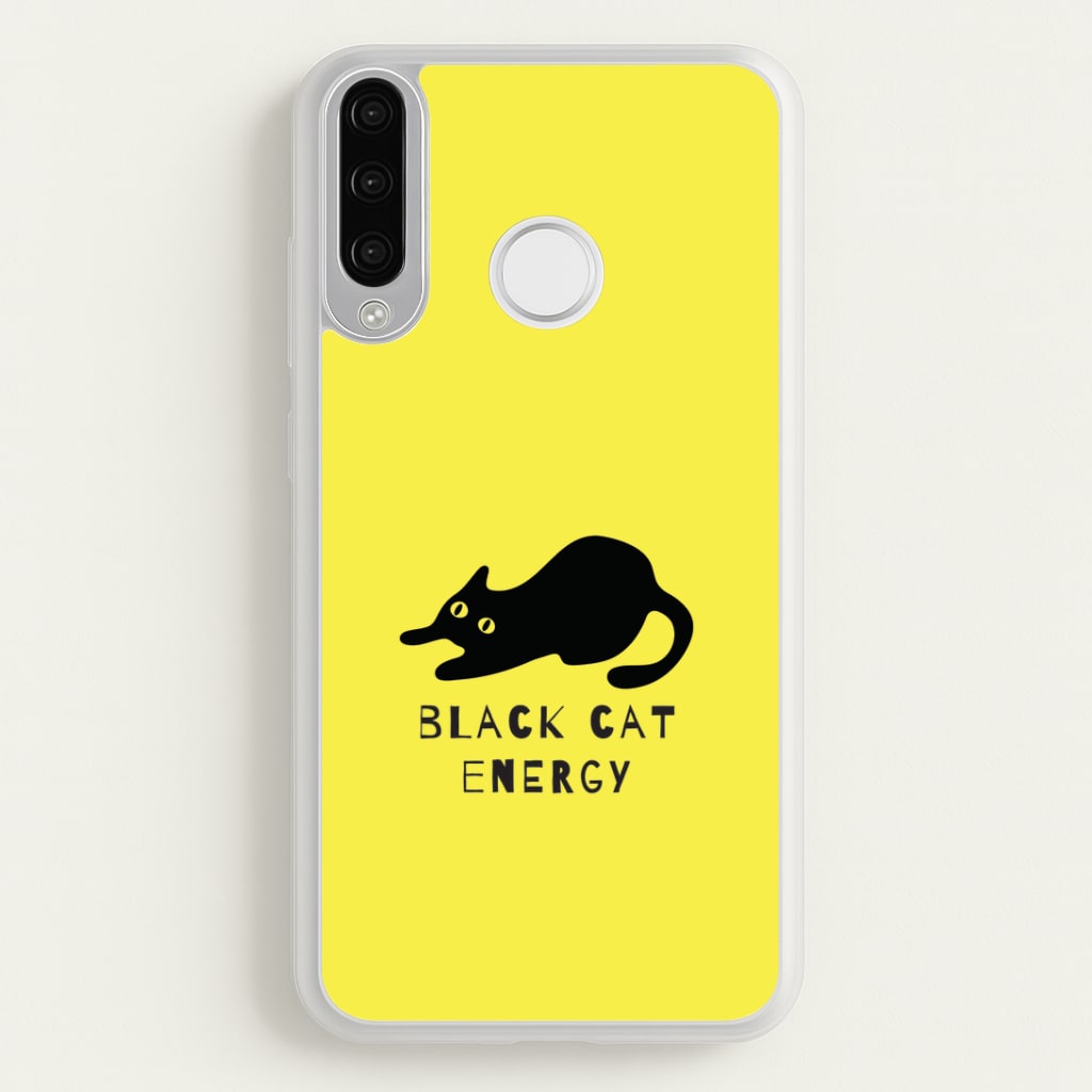 Black Cat Energy Huawei P30 Lite Case