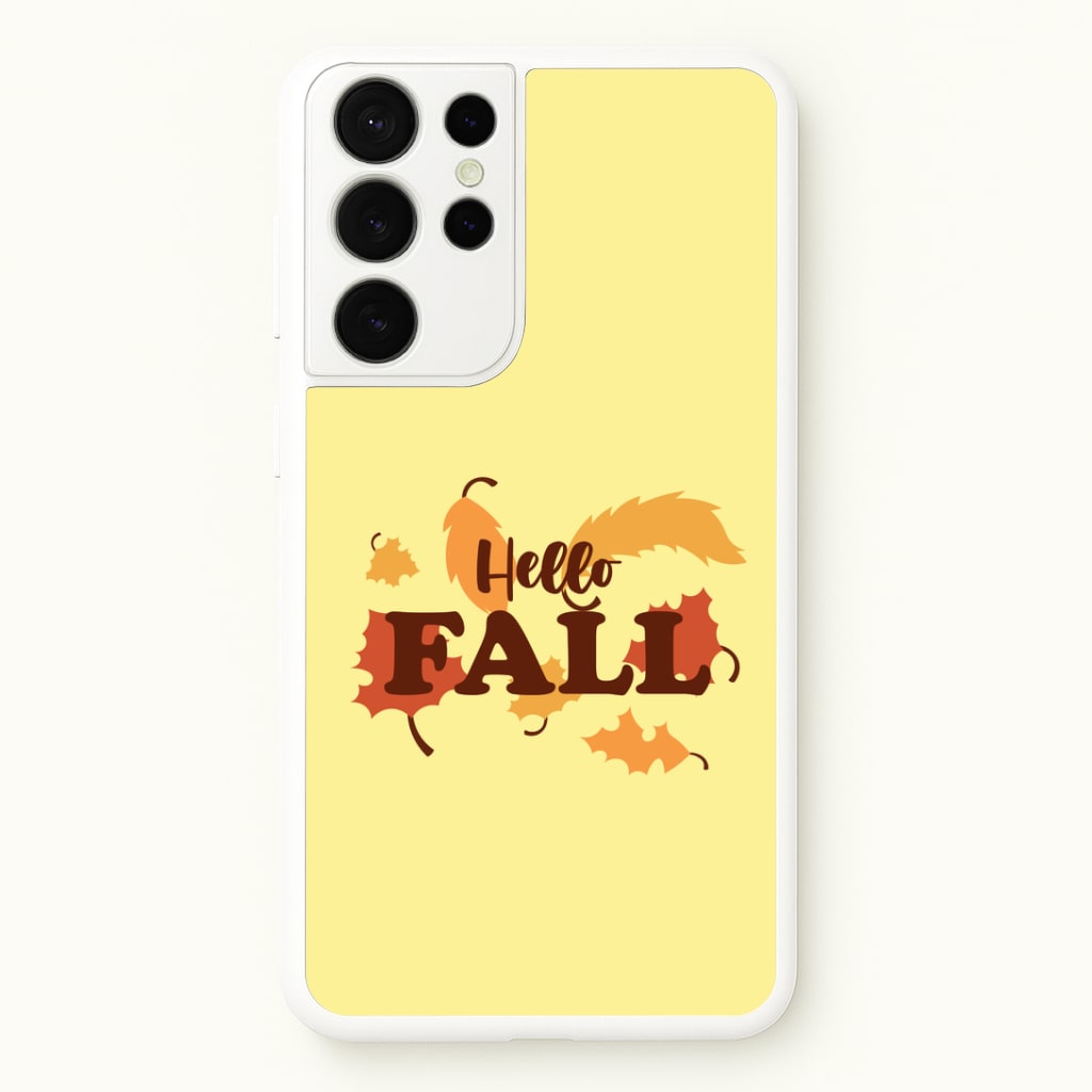 Hello Fall Galaxy S21 Ultra Case