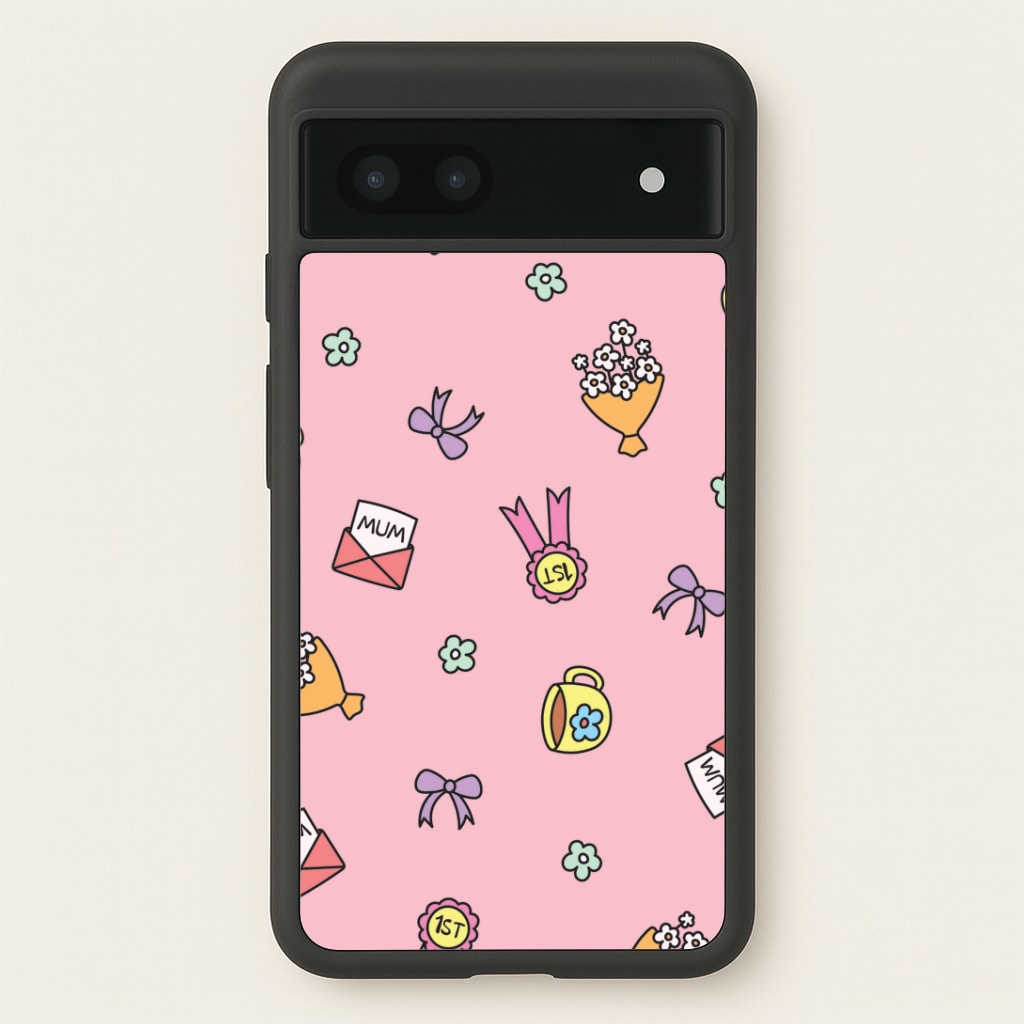 Mum Doodles Pattern Google Pixel 7a Case