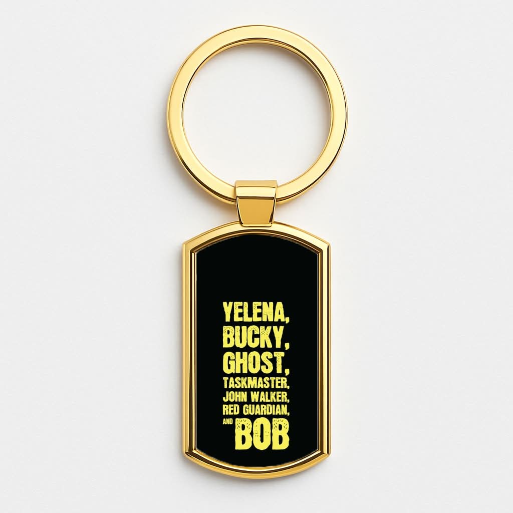 Antiheroes List Gold Keyring