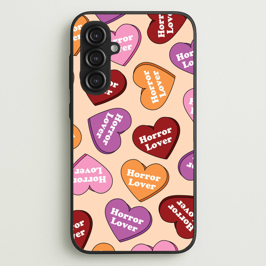 Horror Lover Hearts Pattern Galaxy S23FE Case