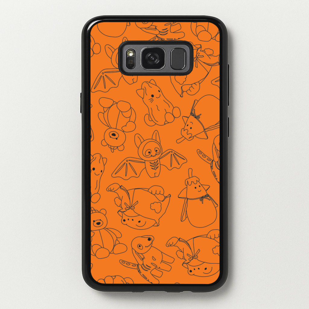 Halloween Plushies Pattern I - Halloween Galaxy S8 Plus Case