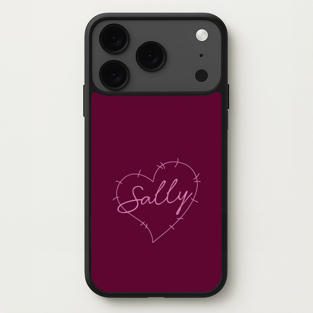 Stitched Heart Sally iPhone 17 Pro Max Case