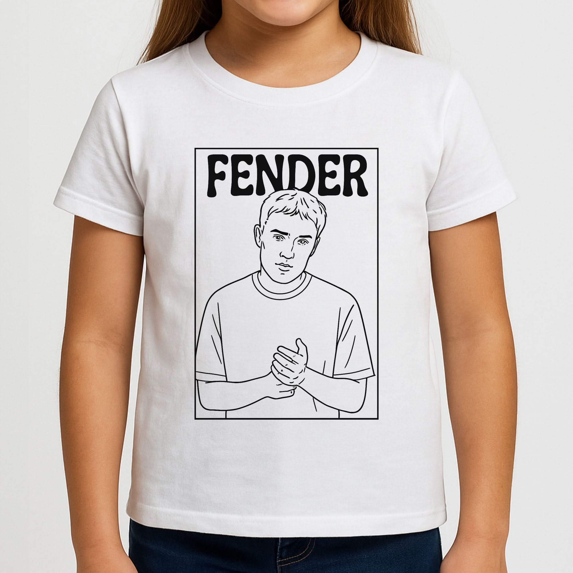 Fender Outline Girls T-Shirt