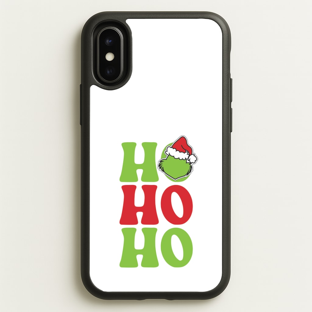 Green Ho Ho Ho iPhone X / XS Case