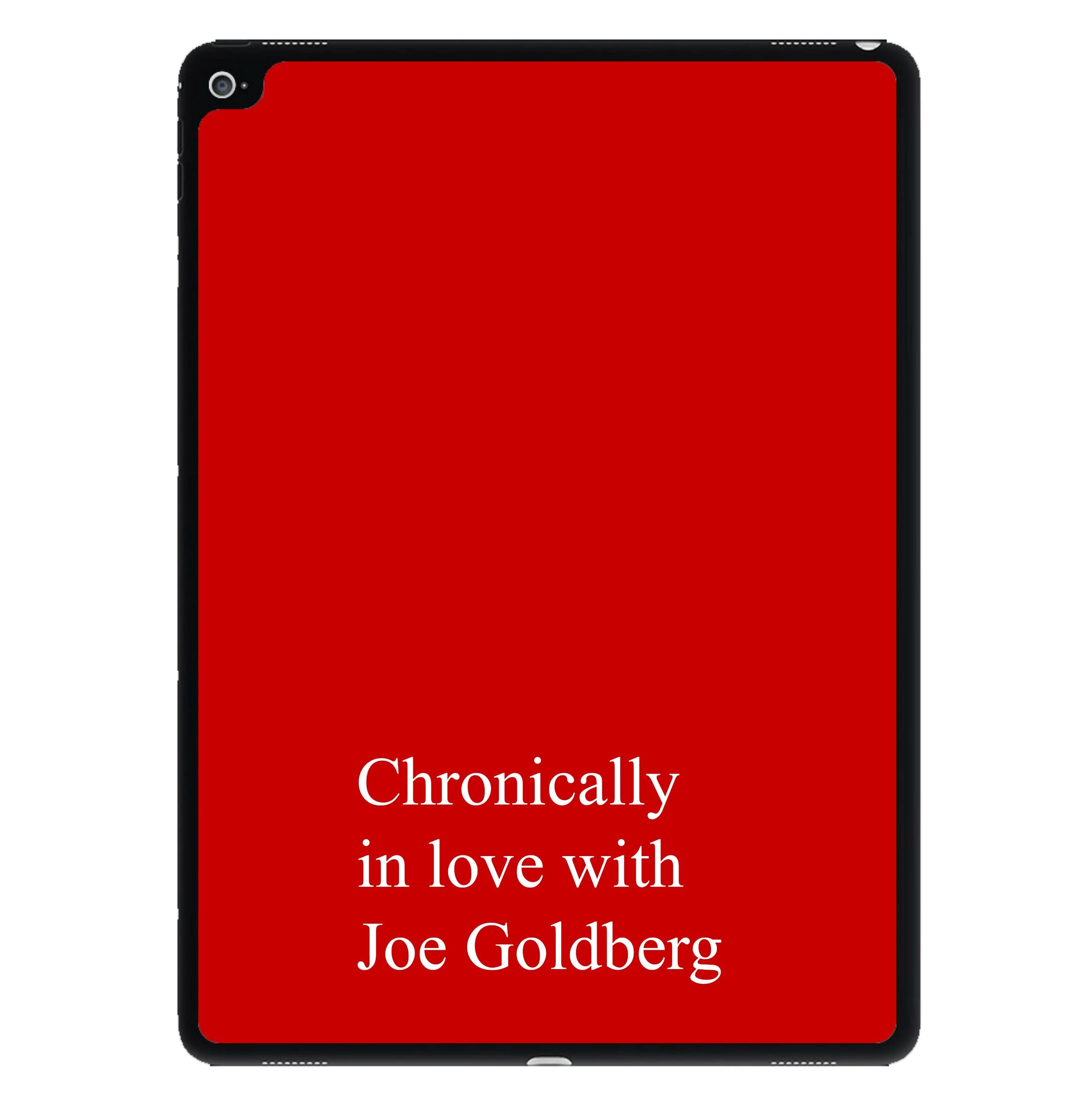 Chronically In Love With Joe iPad Case
