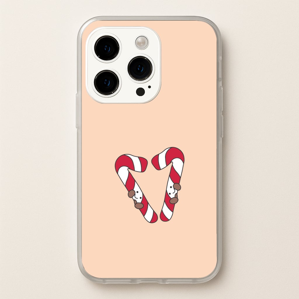 Christmas Candycane Plushies iPhone 15 Pro Case