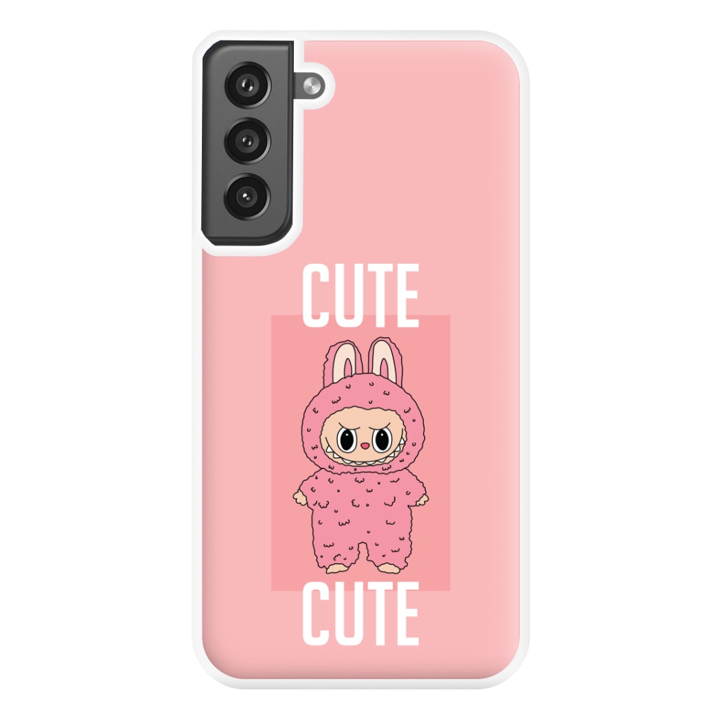 Cute Pink Monster Galaxy S21FE Case