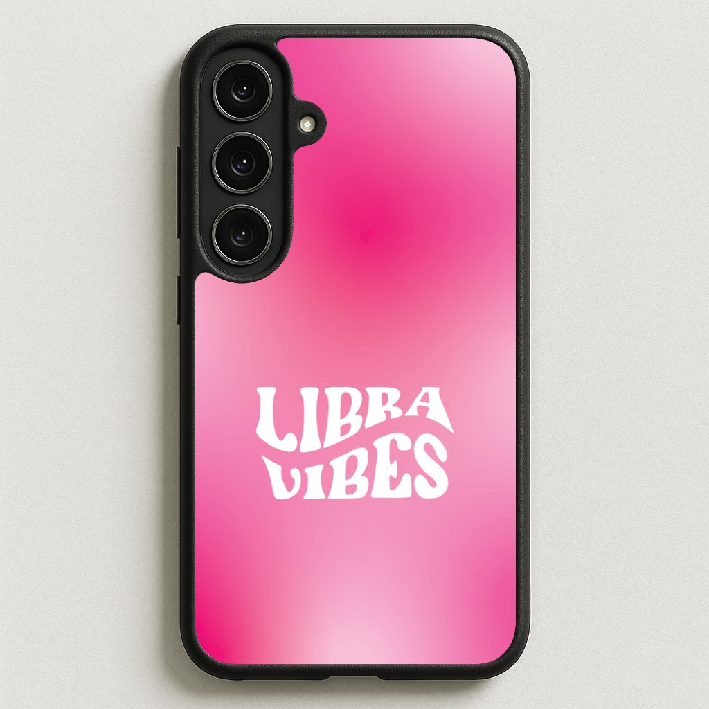 Libra Vibes Gradient Zodiac Galaxy S25FE Case
