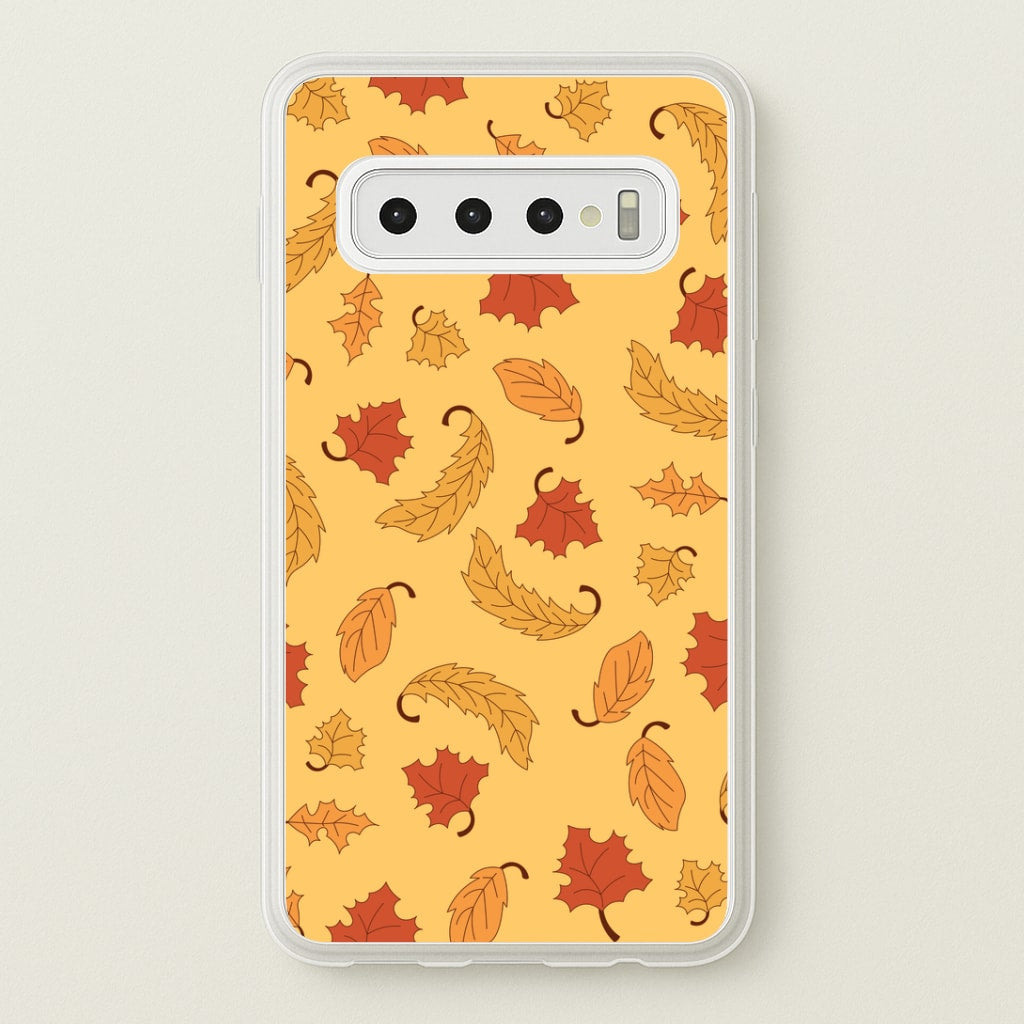 Leaves Assortment Pattern Galaxy S10 Plus Case