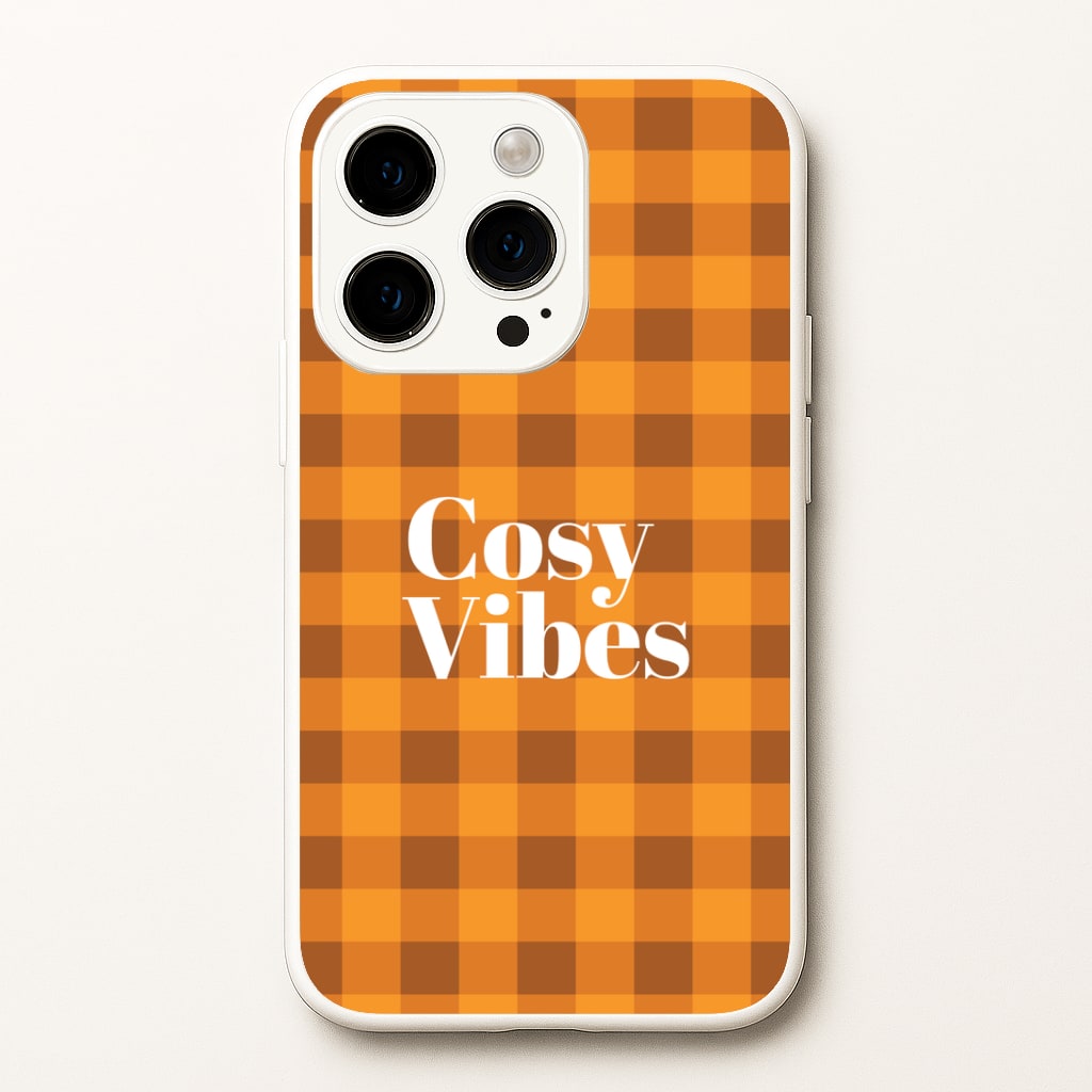 Checkered Cosy Vibes iPhone 14 Pro Max Case