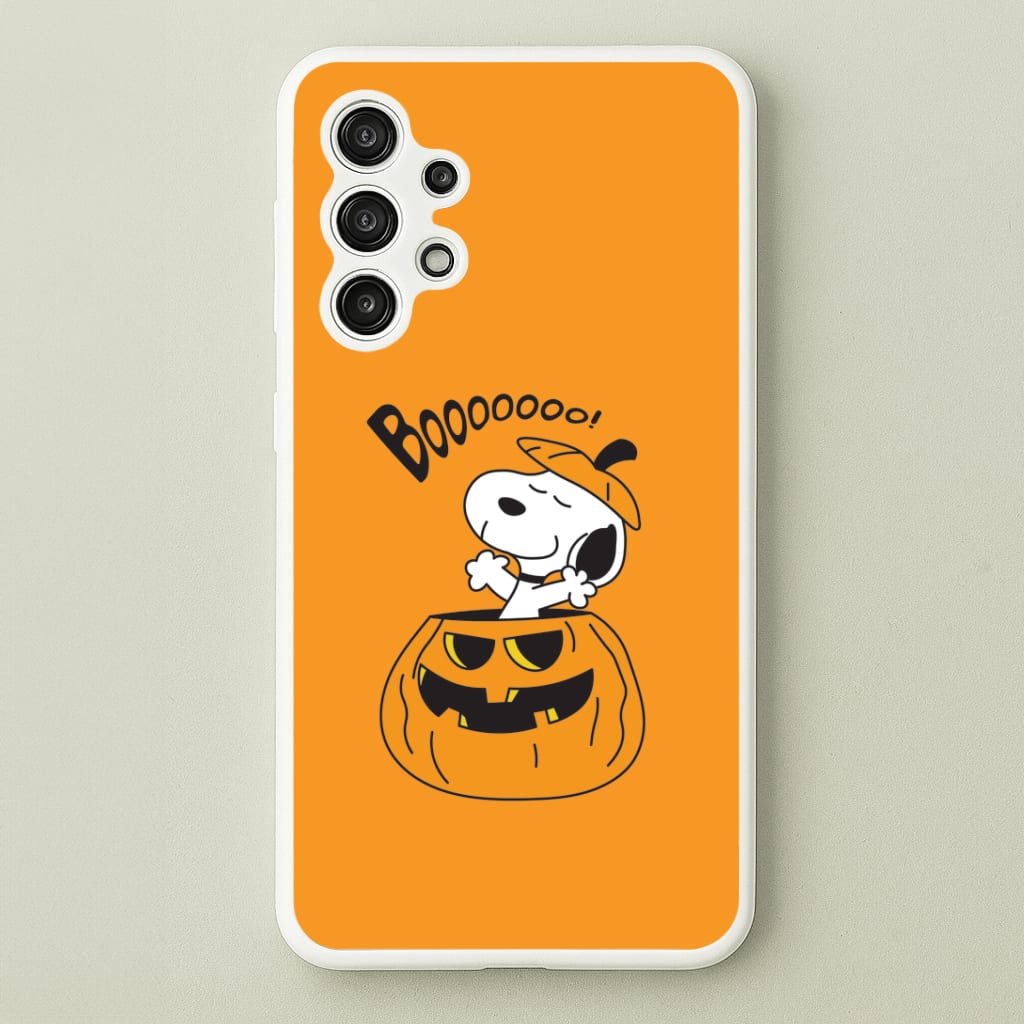 Cartoon Beagle Pumpkin Galaxy A13 Case