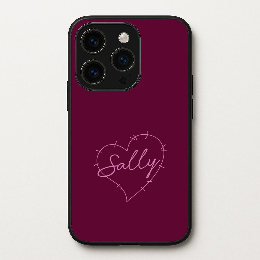 Stitched Heart Sally iPhone 15 Pro Case