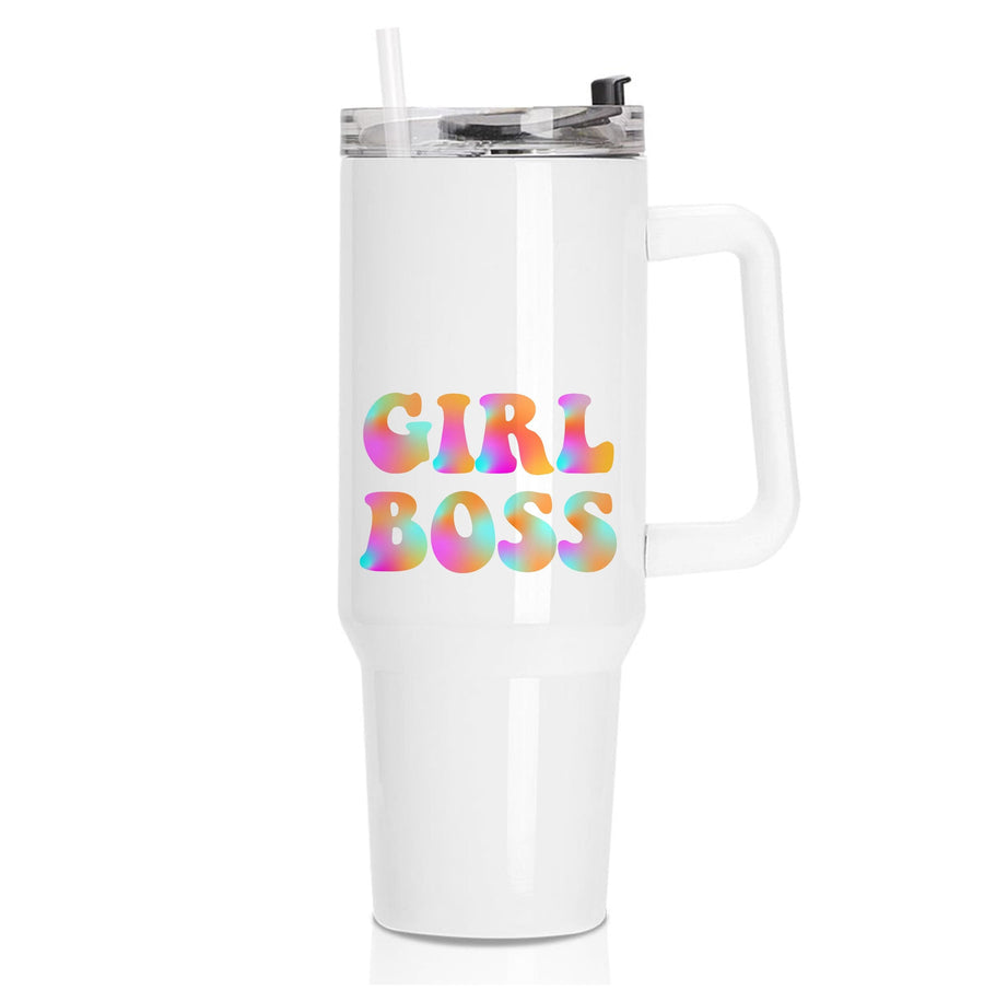 Girl Boss - Aesthetic Quote Tumbler