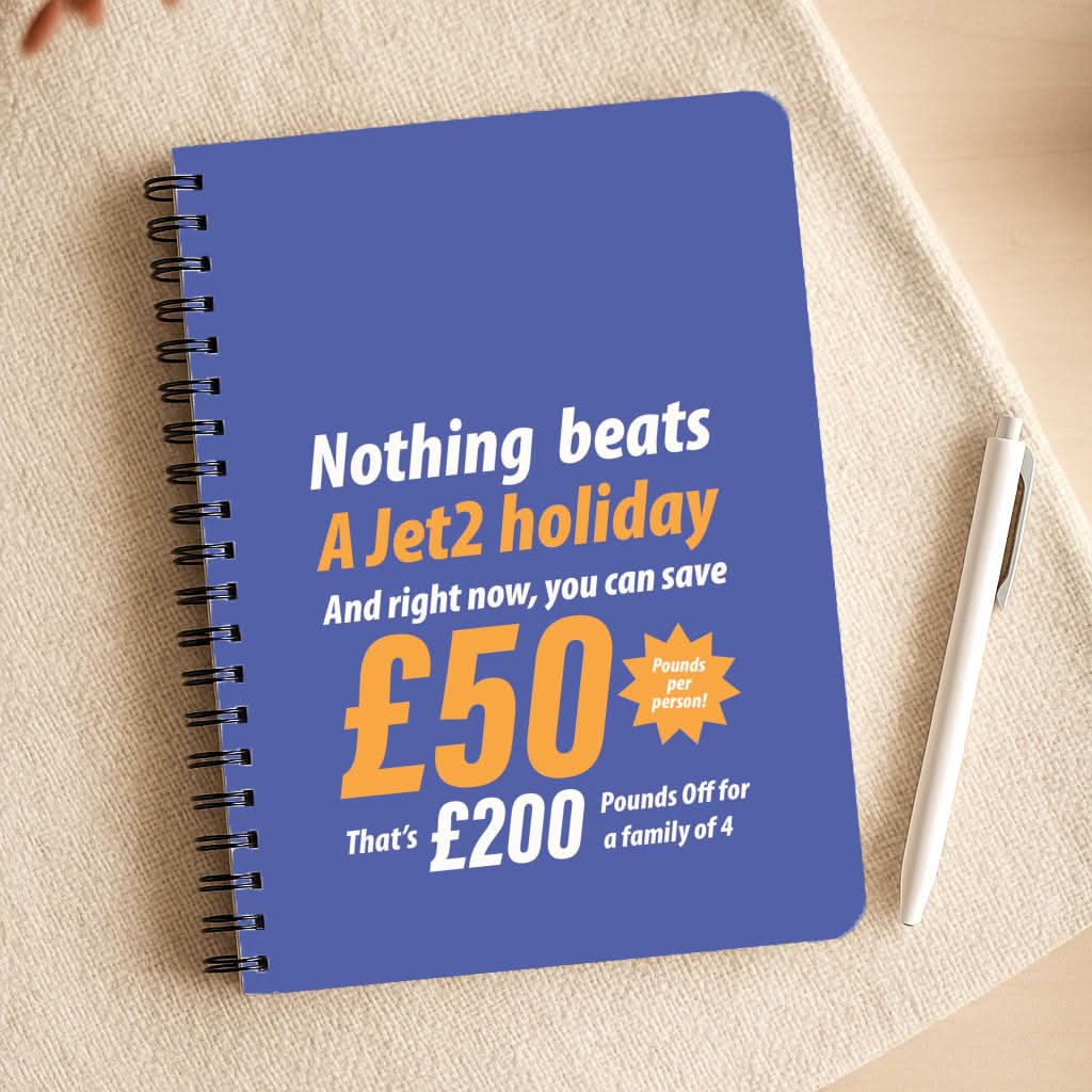 Nothing Beats A Jet Holiday Notepad