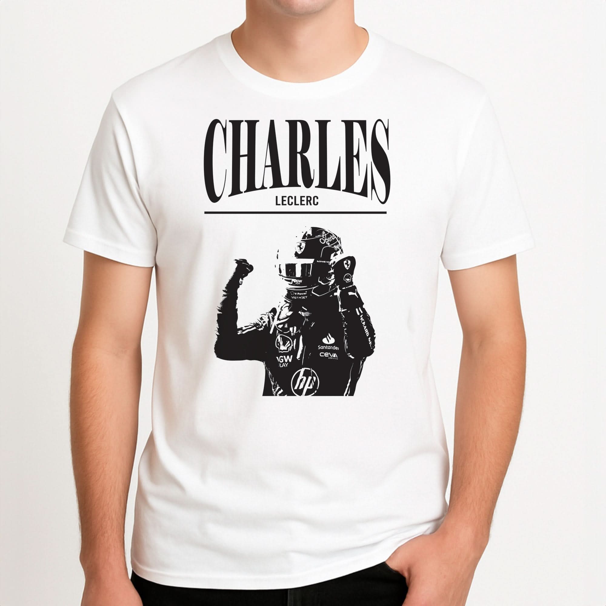 Charles Red And Gold Mens T-Shirt