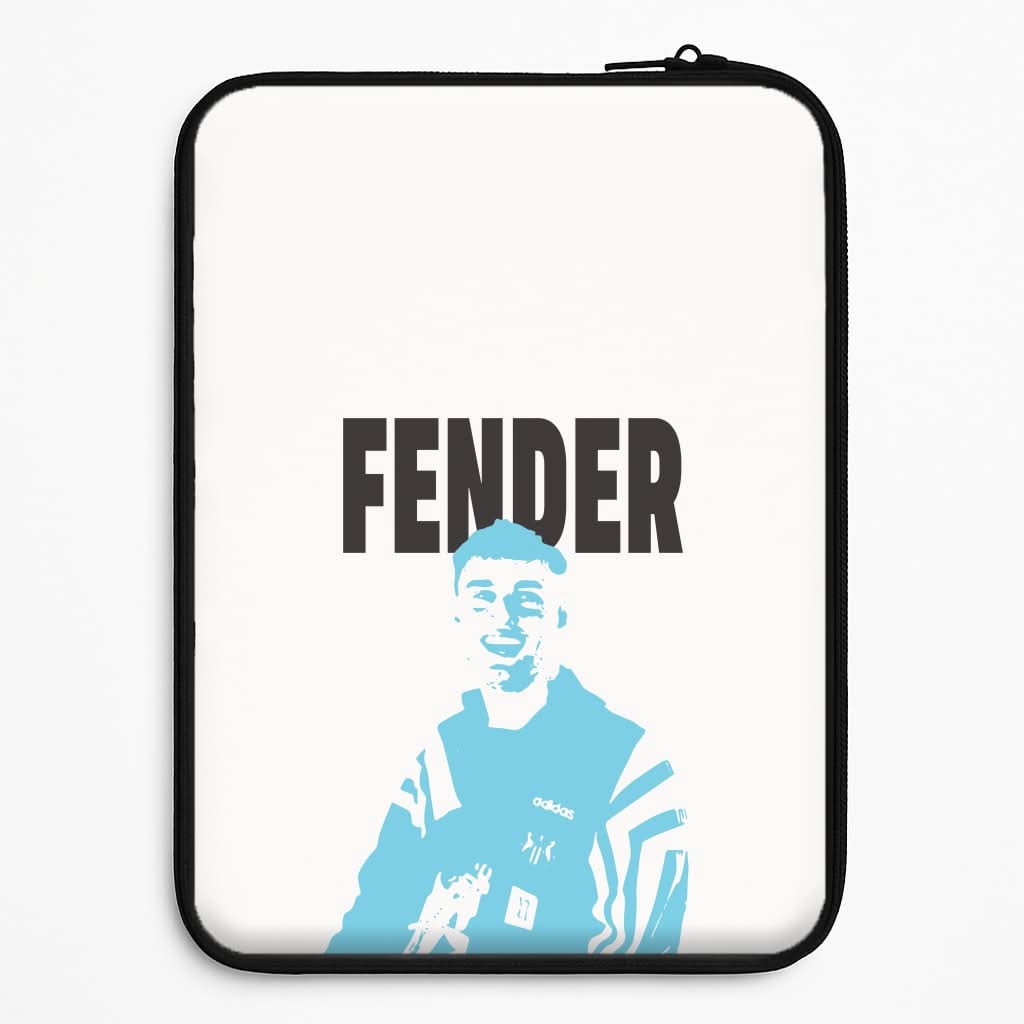 Fender Silhouette Blue Laptop Sleeve