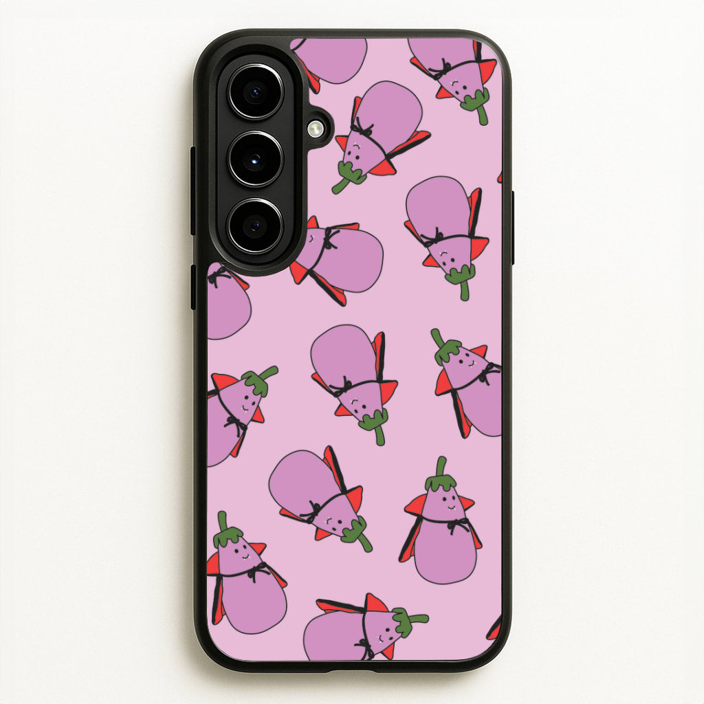 Vampire Vegetable Pattern - Halloween Galaxy A56 Case
