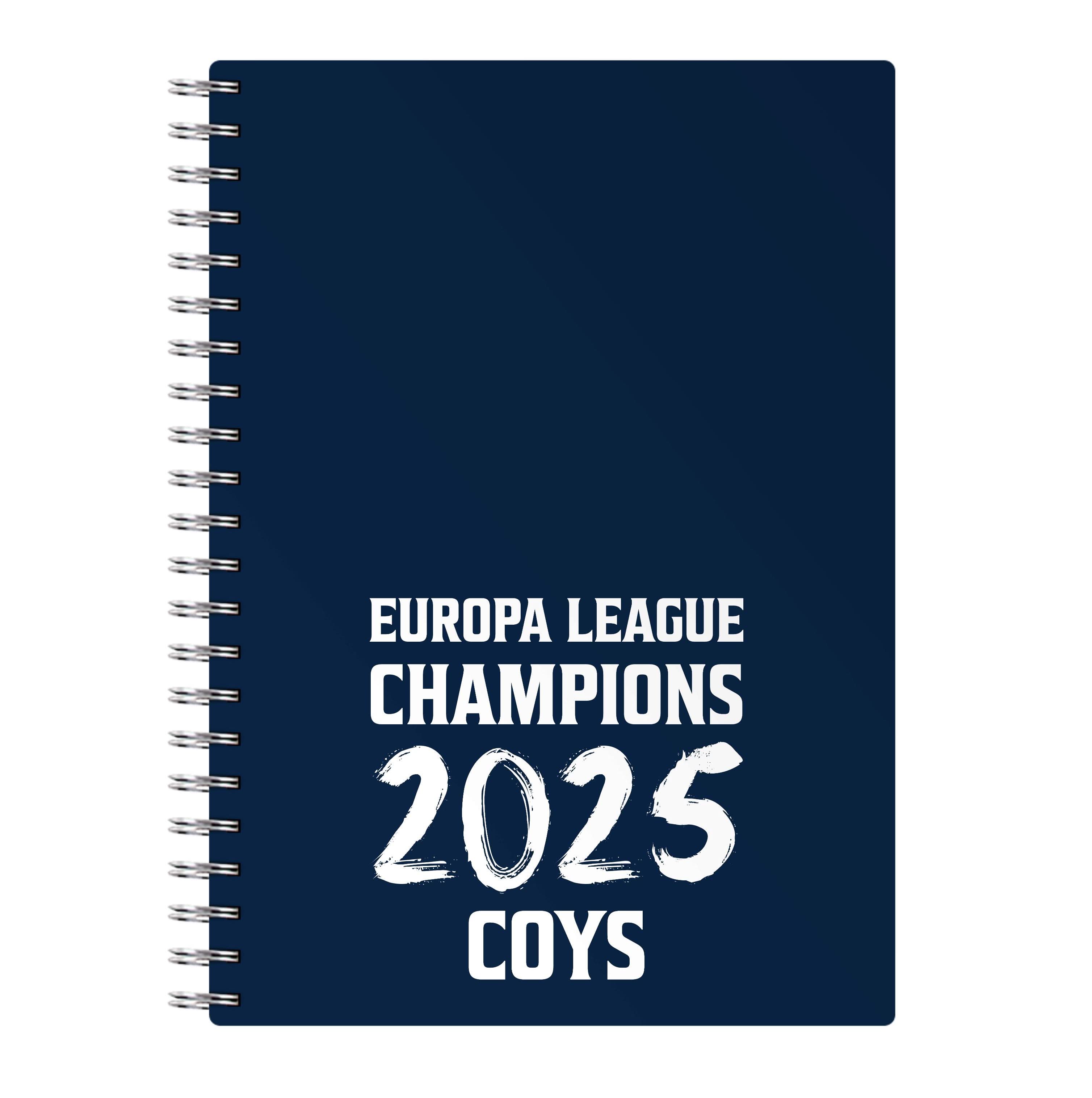 Europa League Winners 2025 - COYS Notebook
