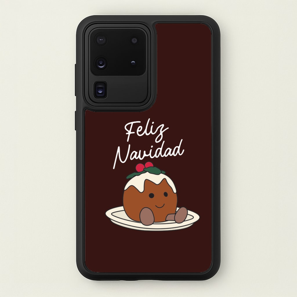 Christmas Pudding Plush Galaxy S20 Ultra Case