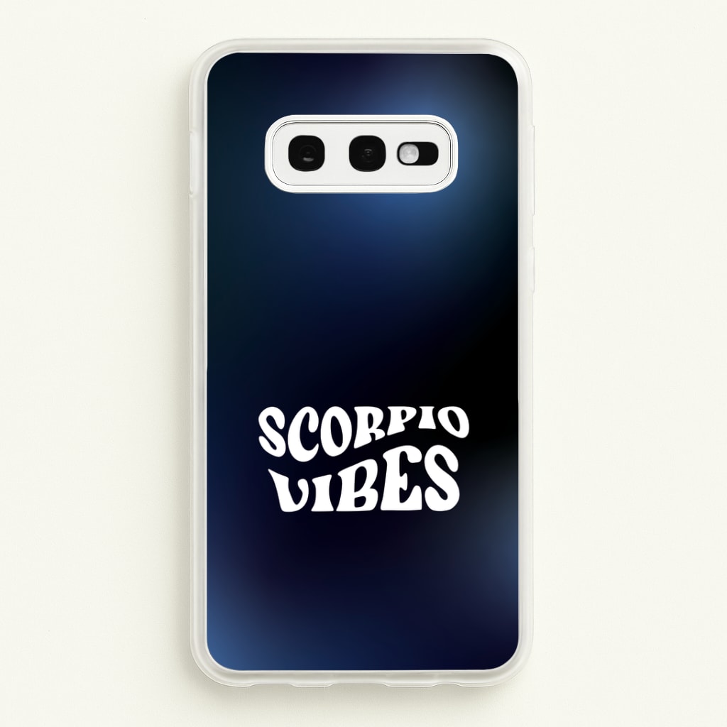 Scorpio Vibes Gradient Zodiac Galaxy S10e Case