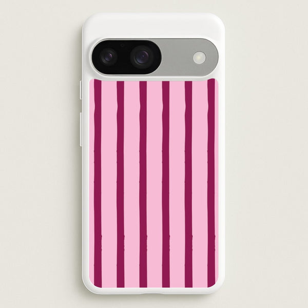 Strawberry Stripes Google Pixel 9 / 9 Pro Case