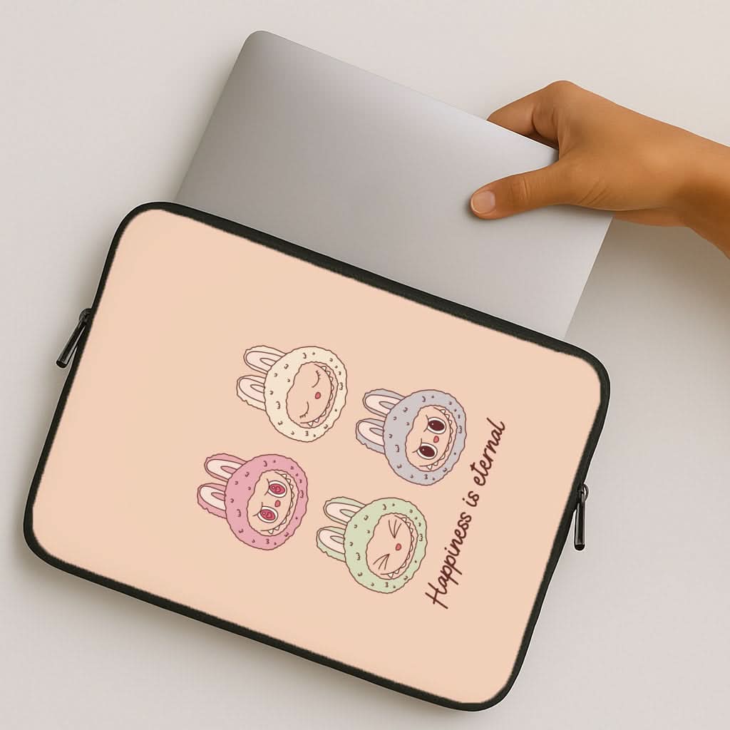 Happiness Is Eternal Monsters MacBook Cover