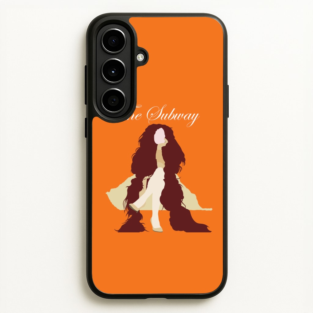 Subway Orange Galaxy A56 Case