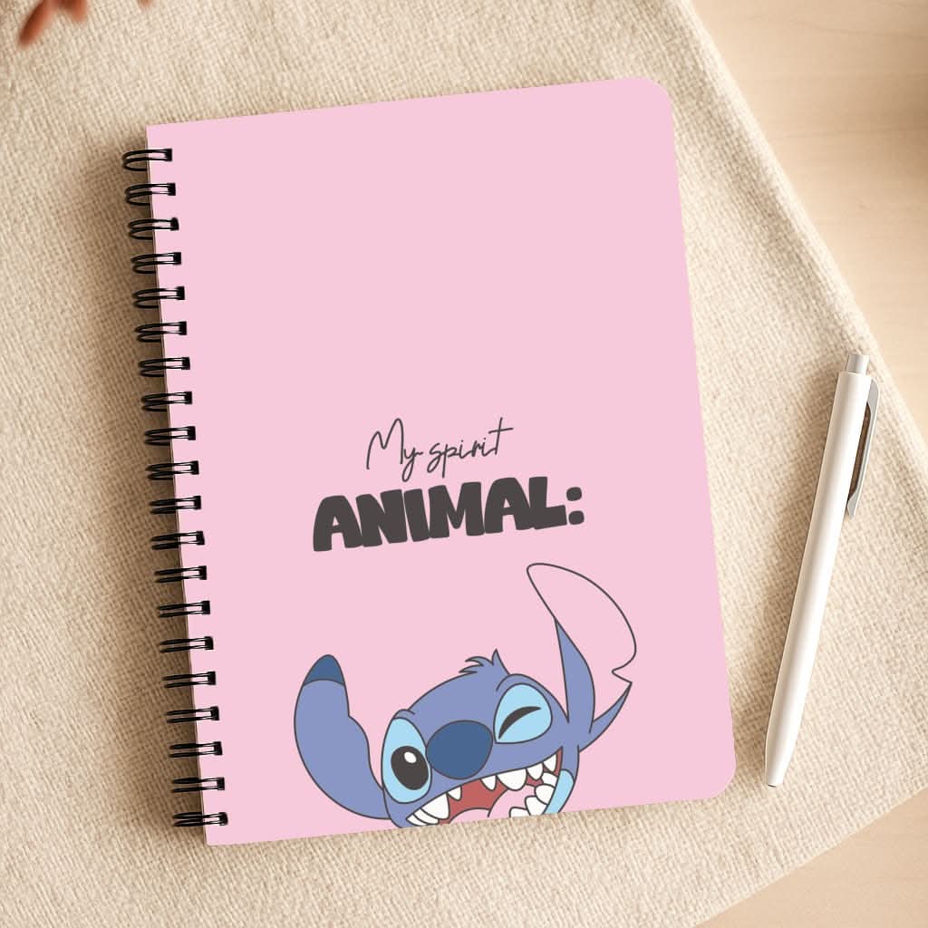 My Sprit Animal Blue Alien Notepad
