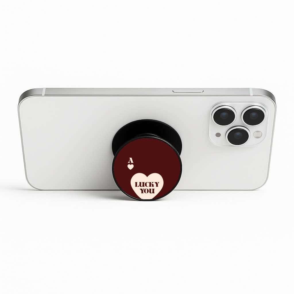 Ace Of Hearts Lucky You Phone Stand
