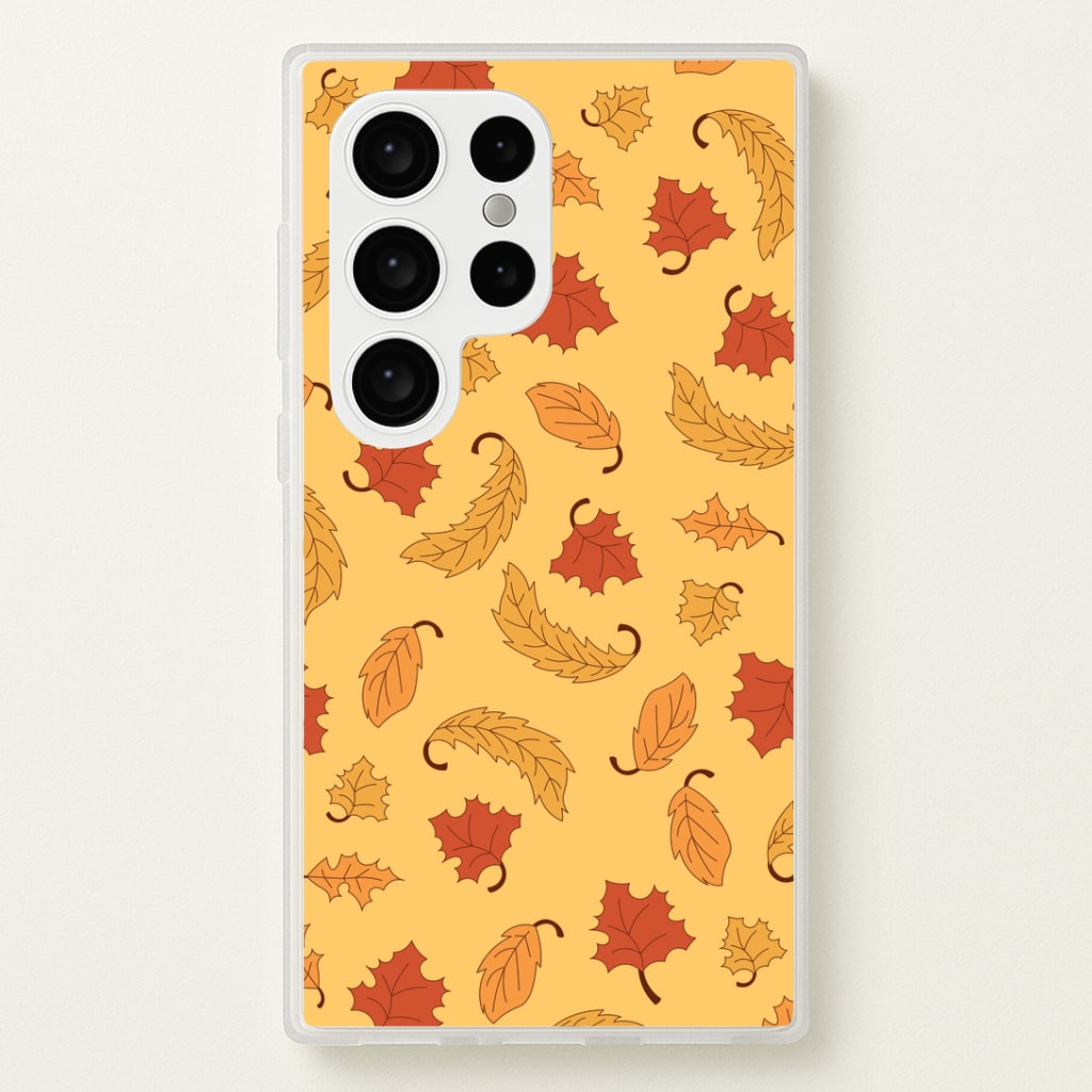 Leaves Assortment Pattern Galaxy S24 Ultra Case