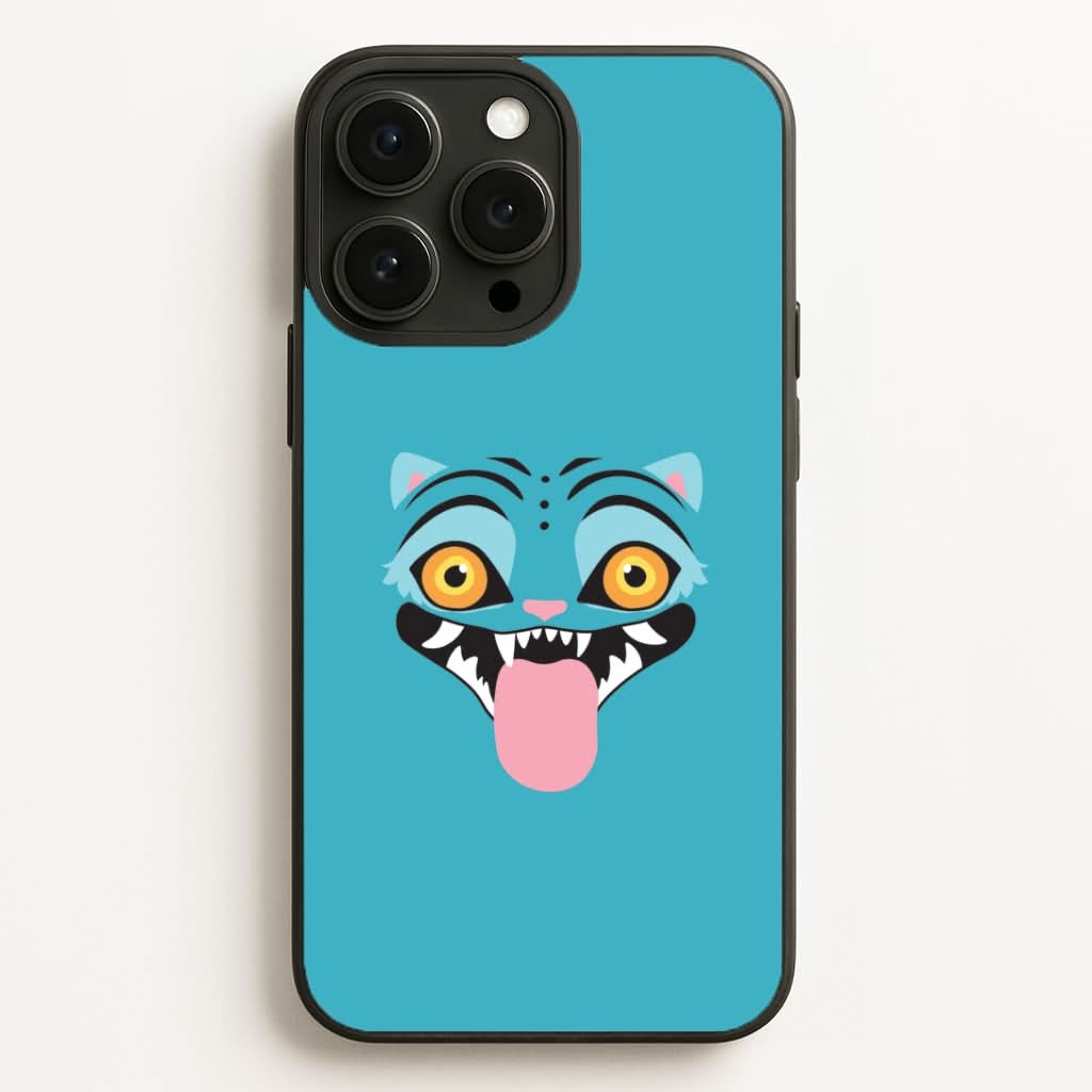 Demon Cat Face Phone Case for Apple iPhone, Samsung Galaxy, Huawei and Google Pixel