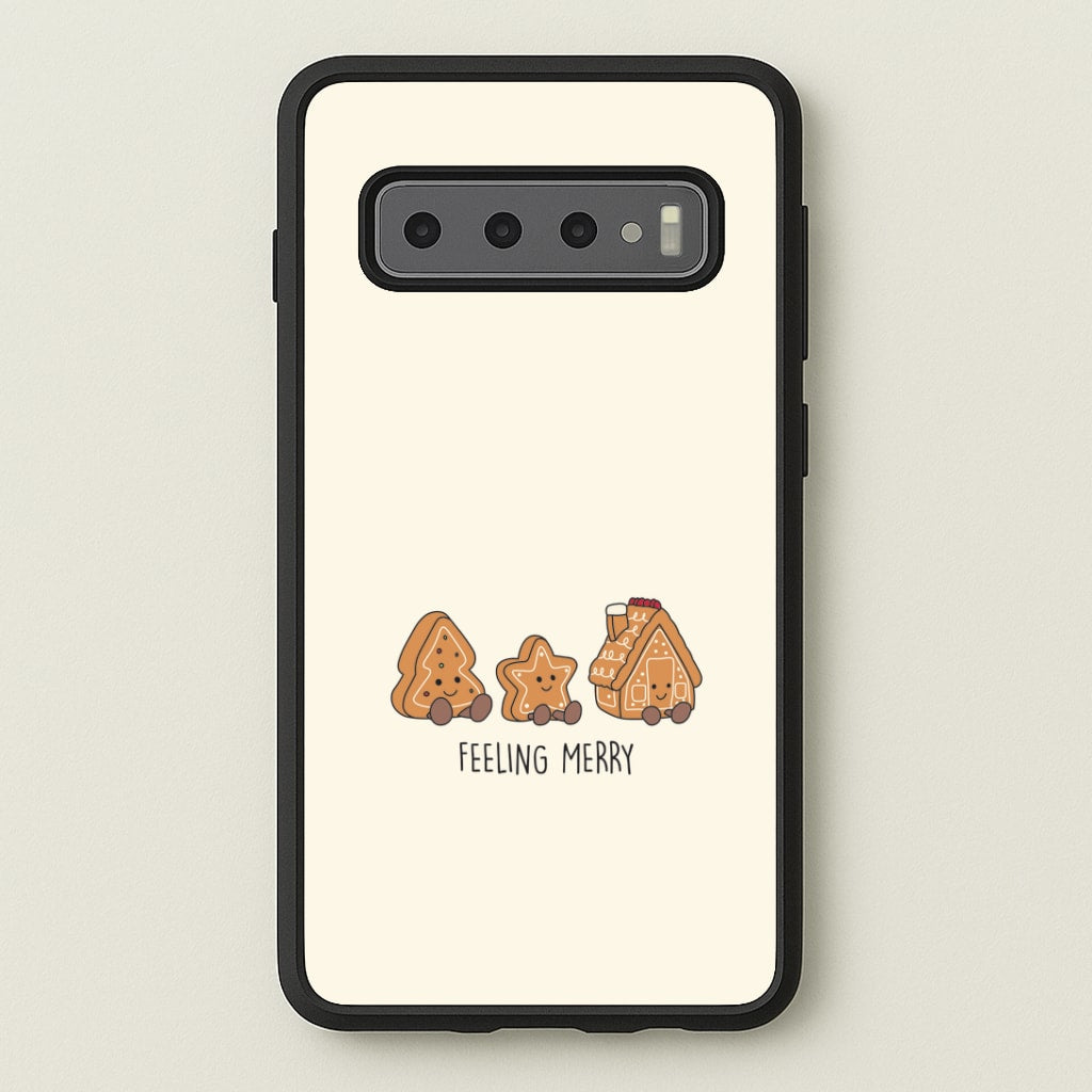 Gingerbread Plushies Quote Galaxy S10 Case