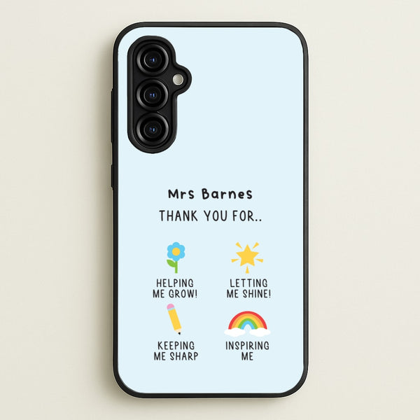 Thank You For Helping Me Galaxy A54 Case