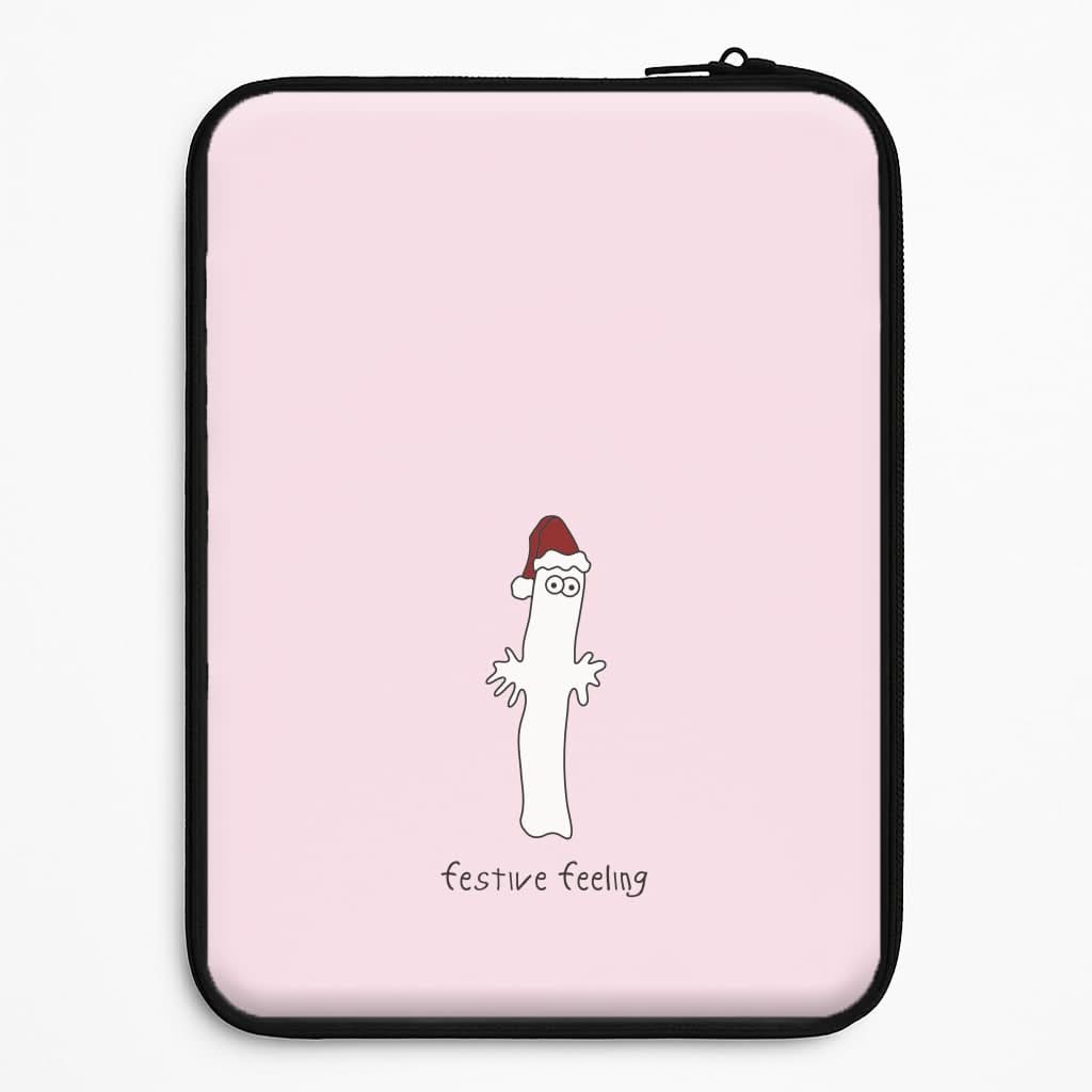 Festive Feeling Wiggly Moom Laptop Sleeve
