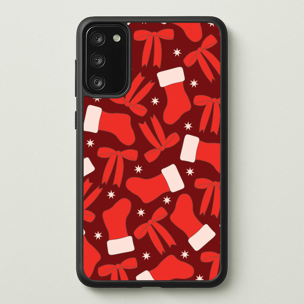 Stockings And Bows Pattern Galaxy S20FE Case
