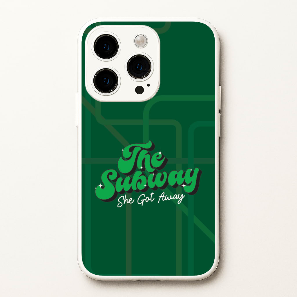 Subway Green iPhone 15 Pro Case