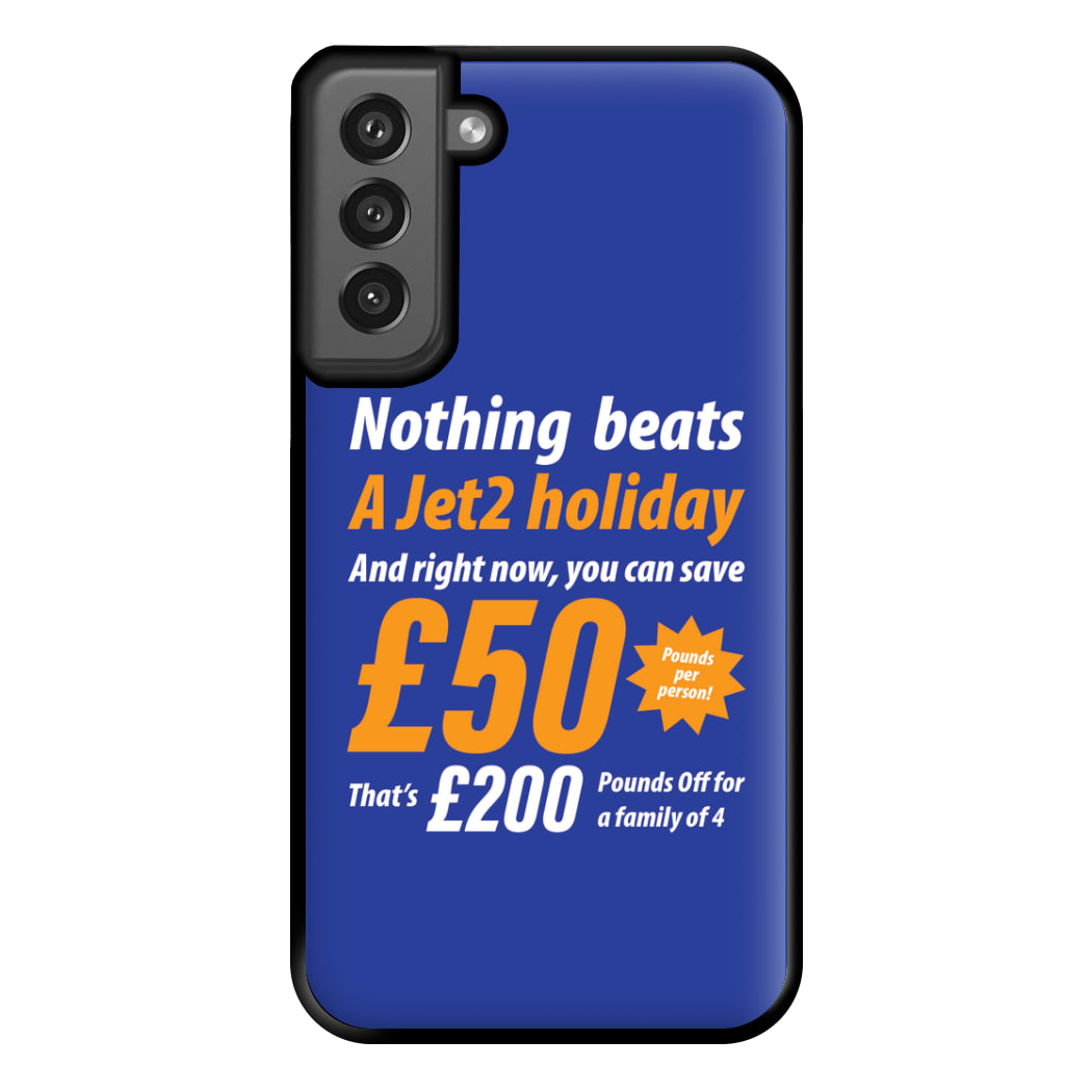 Nothing Beats A Jet Holiday Galaxy S21FE Case