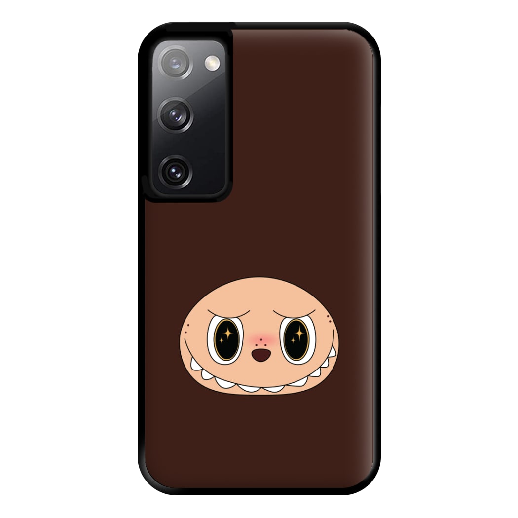 Cute Brown Monster Face Galaxy S20 Case